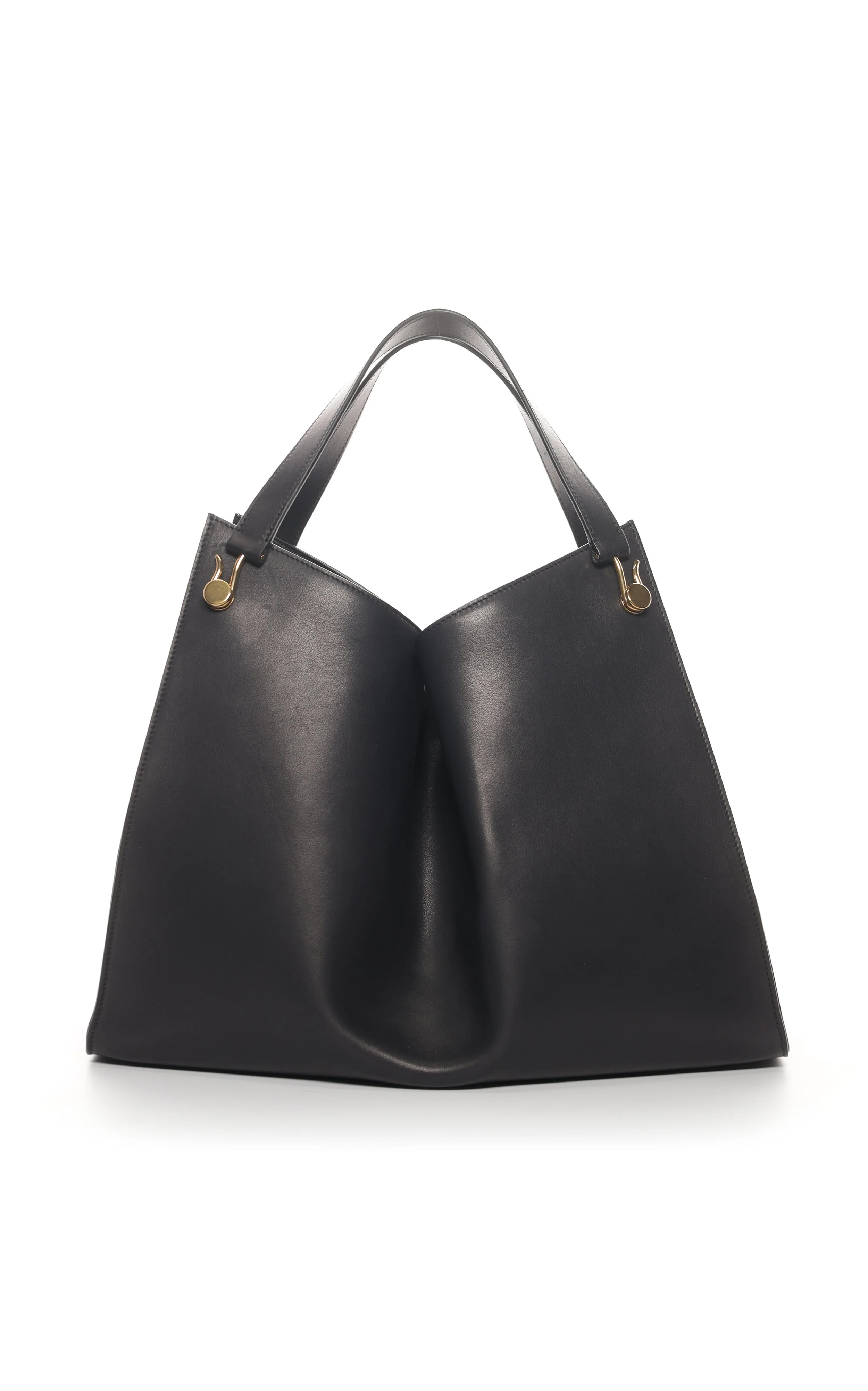 The Row 8661W3786BLK 関税送料込 THE ROW】To Go Large レザートートバッグ 送料関税込 (The Row